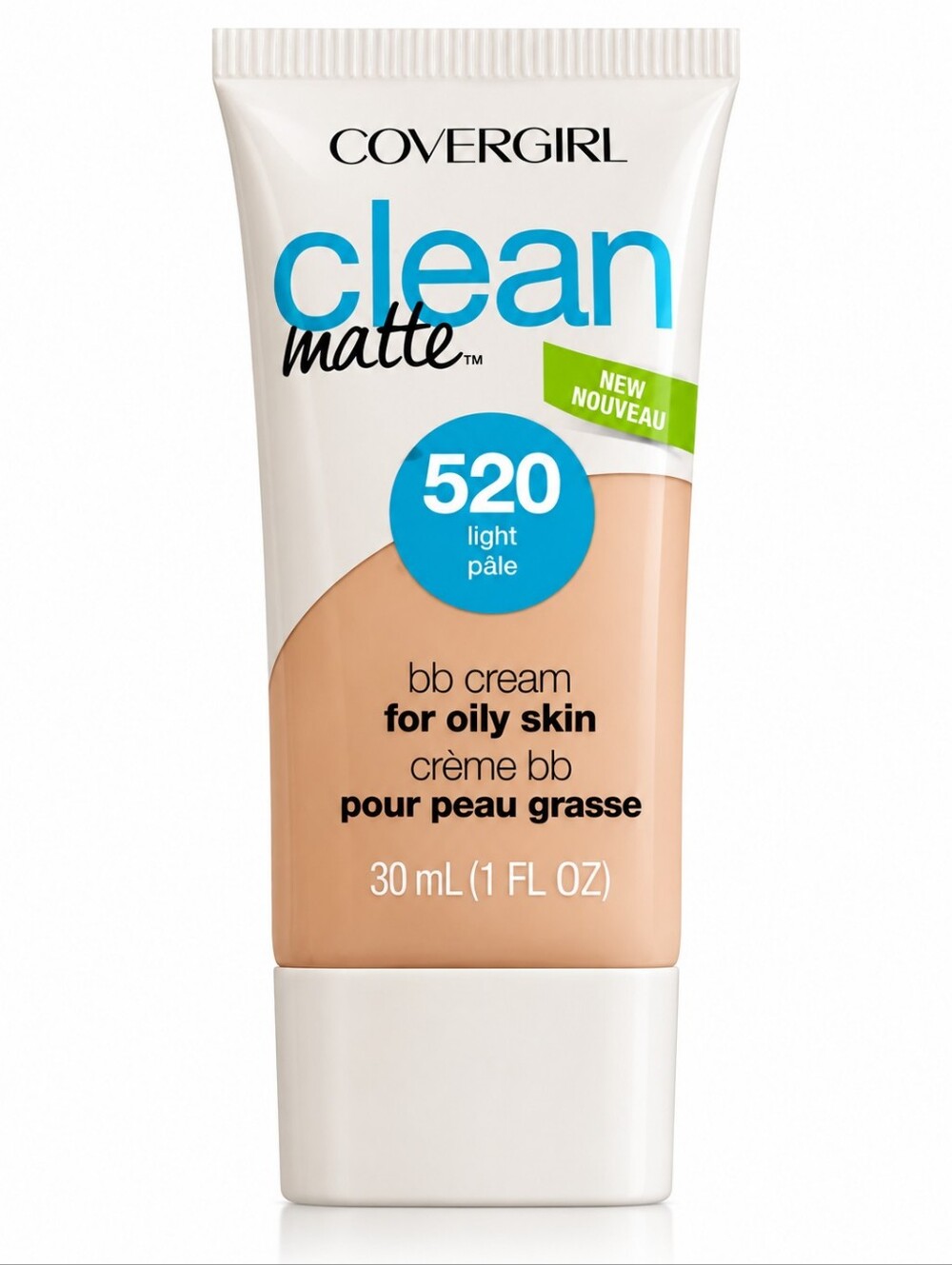 CoverGirl Clean Matte Bb Cream, 520 Light Pale